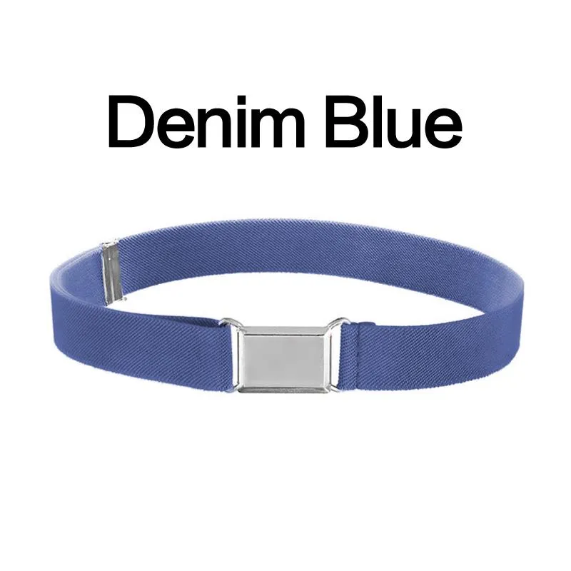 1PC Accessory Waistband Alloy Buckle Adjustable Canvas Belt Elastic Clothing Casual Outdoors
