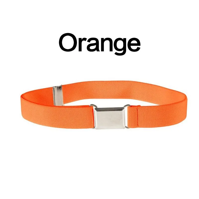 1PC Accessory Waistband Alloy Buckle Adjustable Canvas Belt Elastic Clothing Casual Outdoors