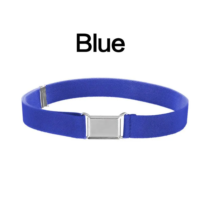 1PC Accessory Waistband Alloy Buckle Adjustable Canvas Belt Elastic Clothing Casual Outdoors