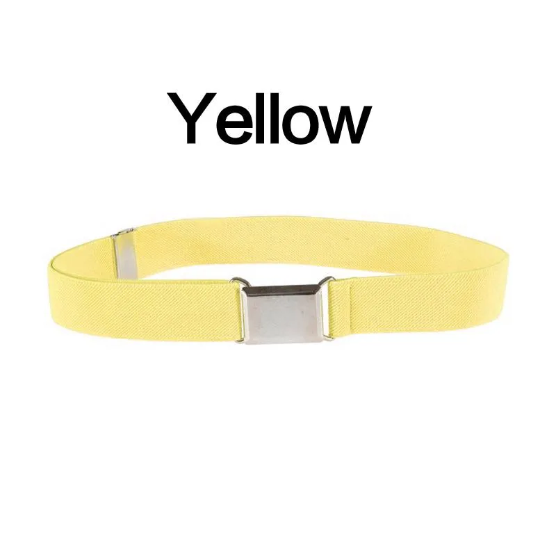 1PC Accessory Waistband Alloy Buckle Adjustable Canvas Belt Elastic Clothing Casual Outdoors
