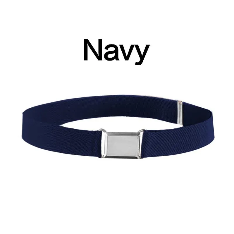 1PC Accessory Waistband Alloy Buckle Adjustable Canvas Belt Elastic Clothing Casual Outdoors