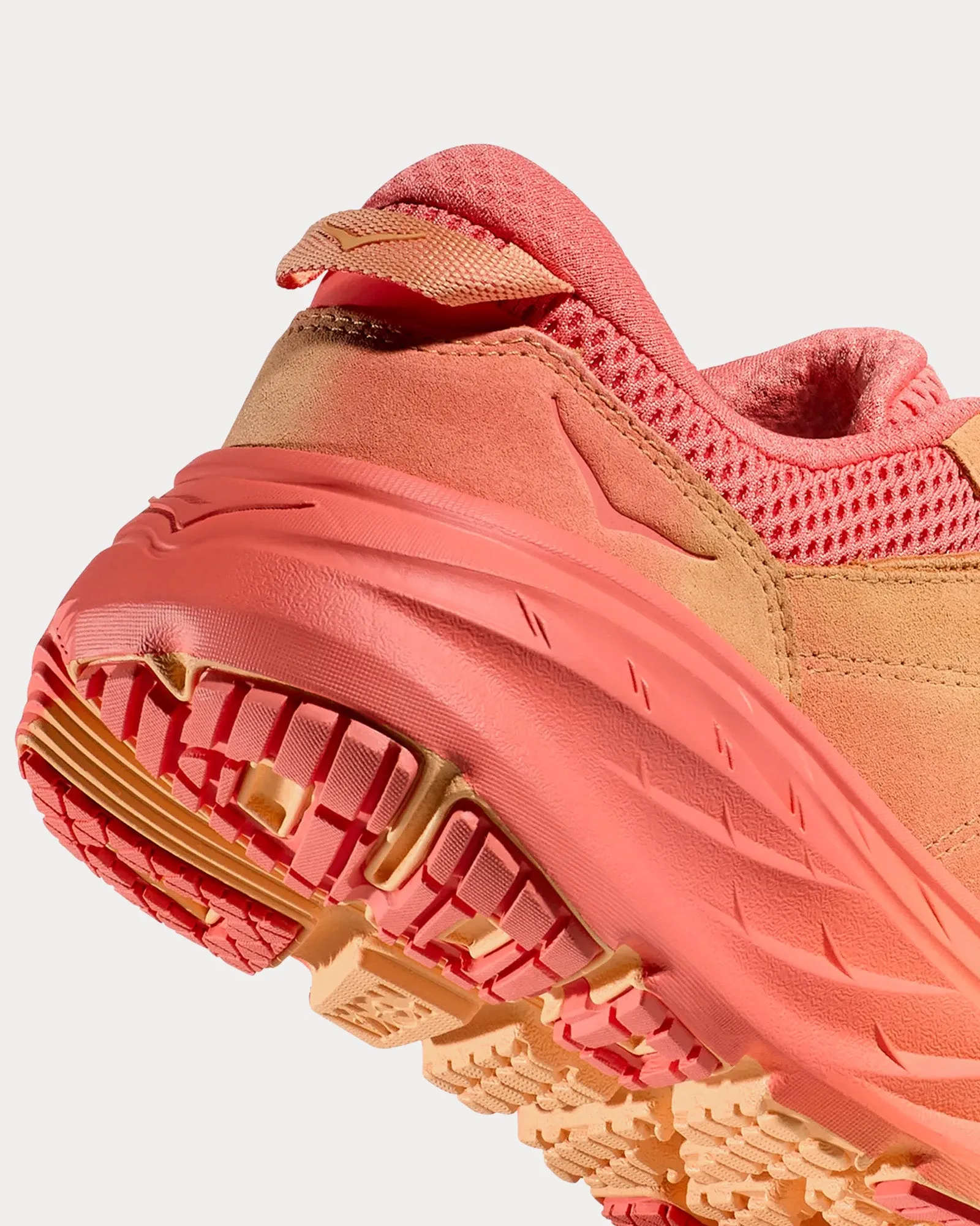 Bondi L 'Vibrant Bloom' Cantaloupe / Electric Coral Running Shoes