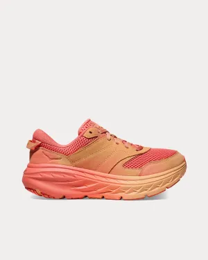 Bondi L 'Vibrant Bloom' Cantaloupe / Electric Coral Running Shoes