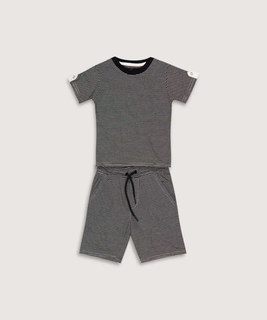 Boys' Striped Athleisure Set