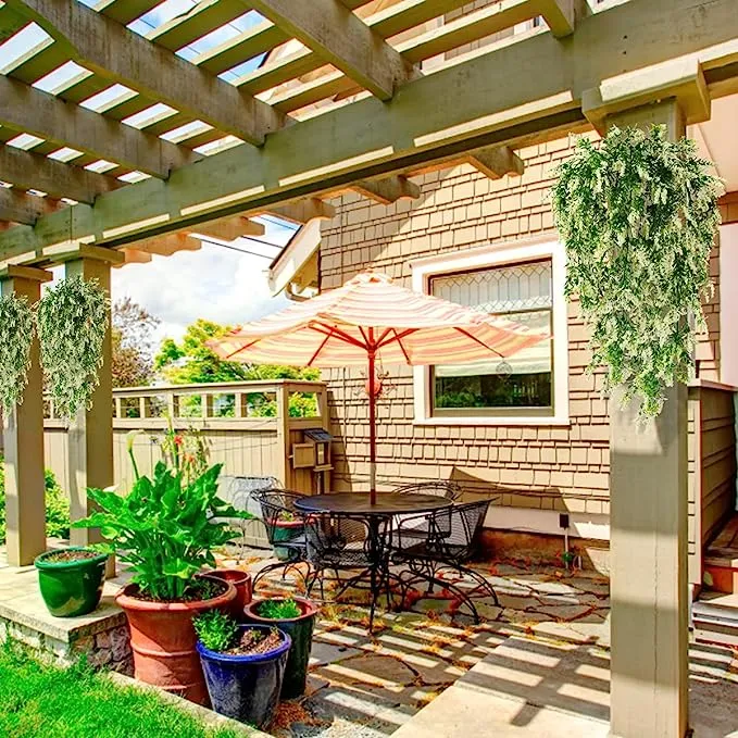 Bulk Lavender Hanging Flowers Garland Plants Hanging for Outdoors UV Resistant Wholesale