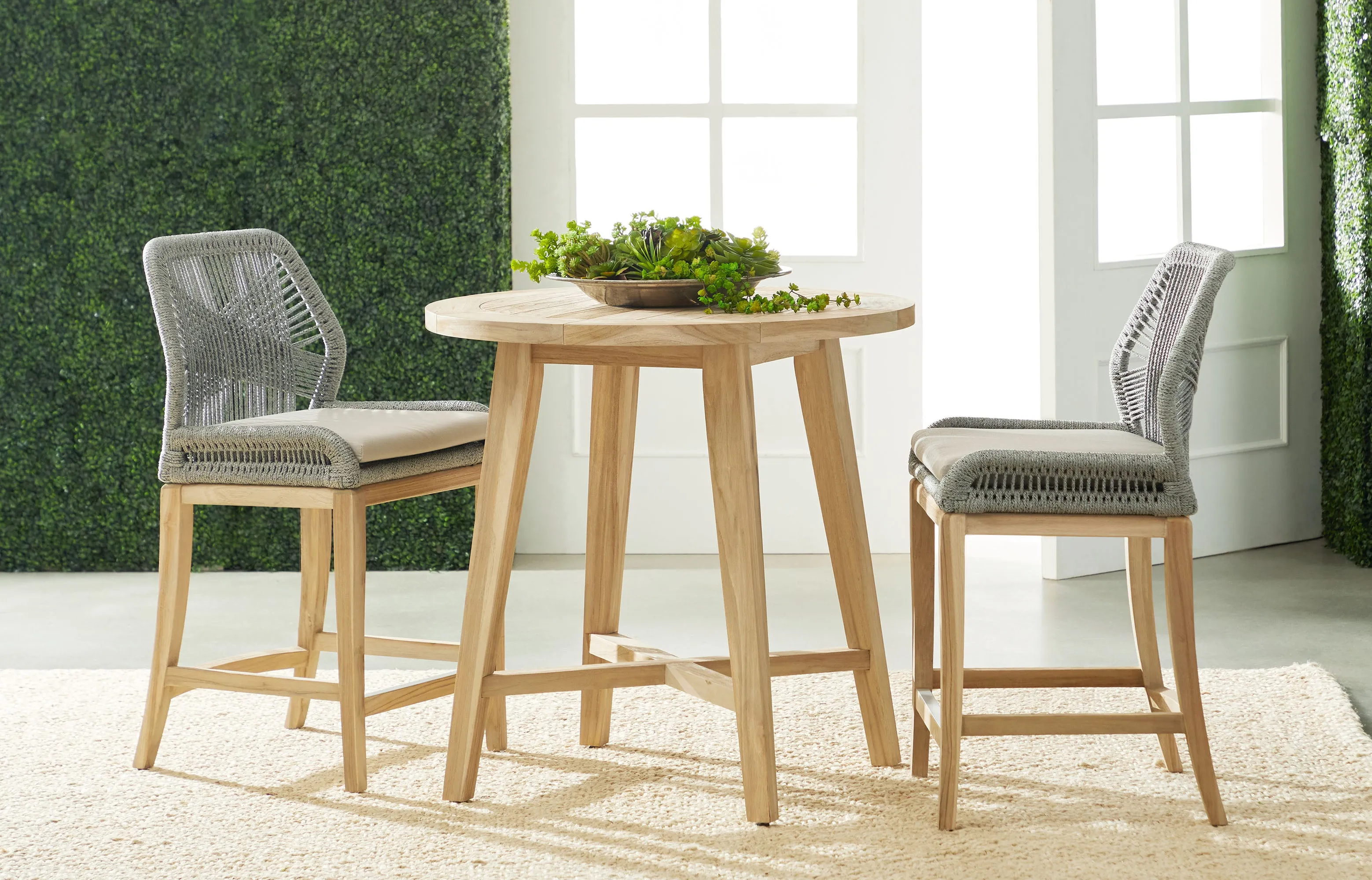 Carmel Outdoor 36" Round Counter Table