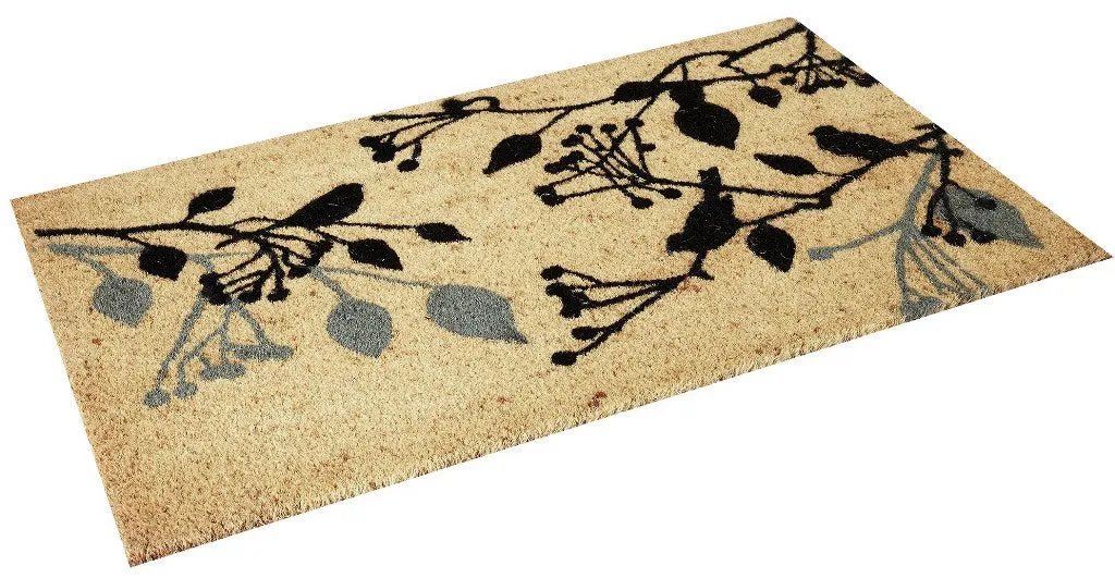 Chirping Birds Coir Coco Door Mat