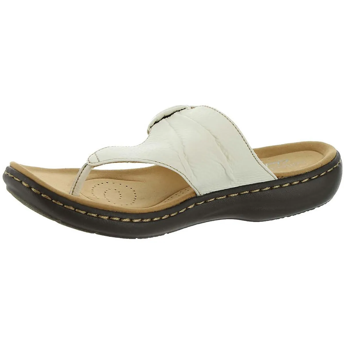 Clarks Womens Laurieann Rae  Slip On Outdoors Thong Sandals