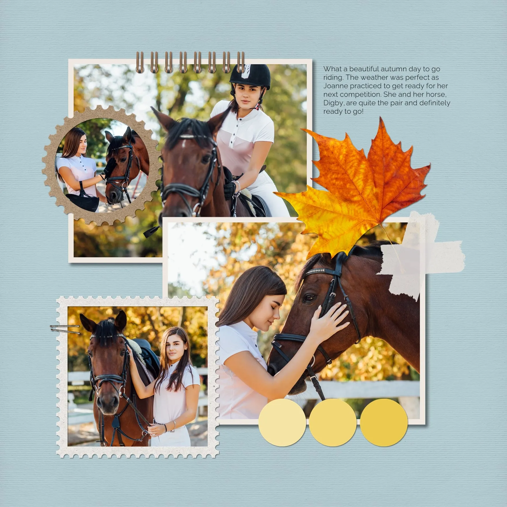 Color Story Page Builder 2 Digital Scrapbook Kit