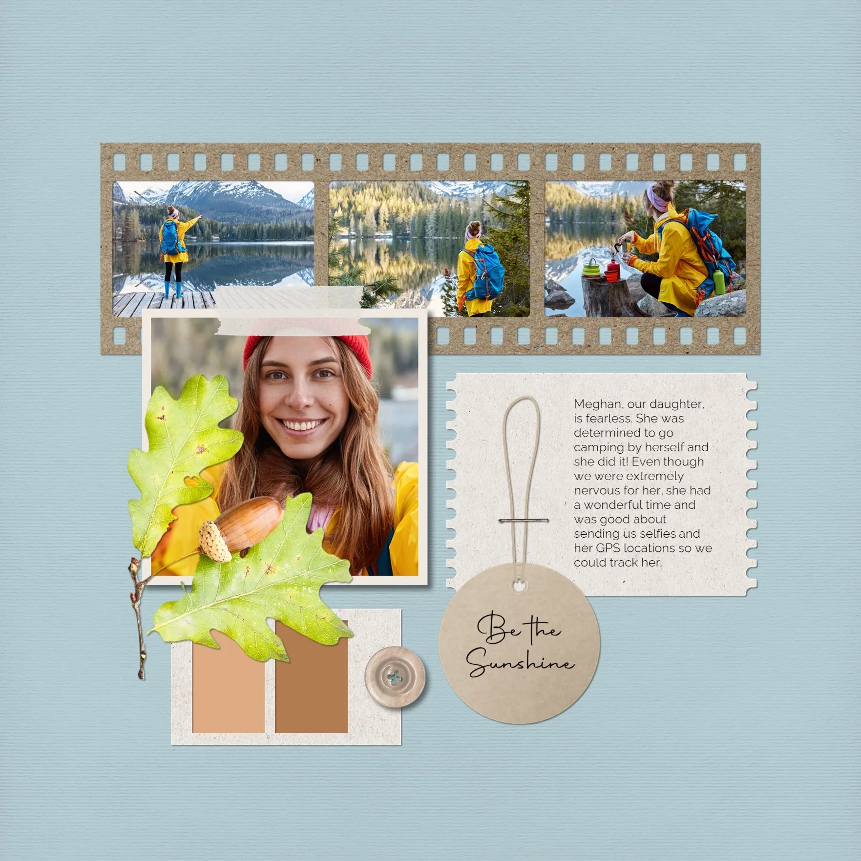Color Story Page Builder 2 Digital Scrapbook Kit
