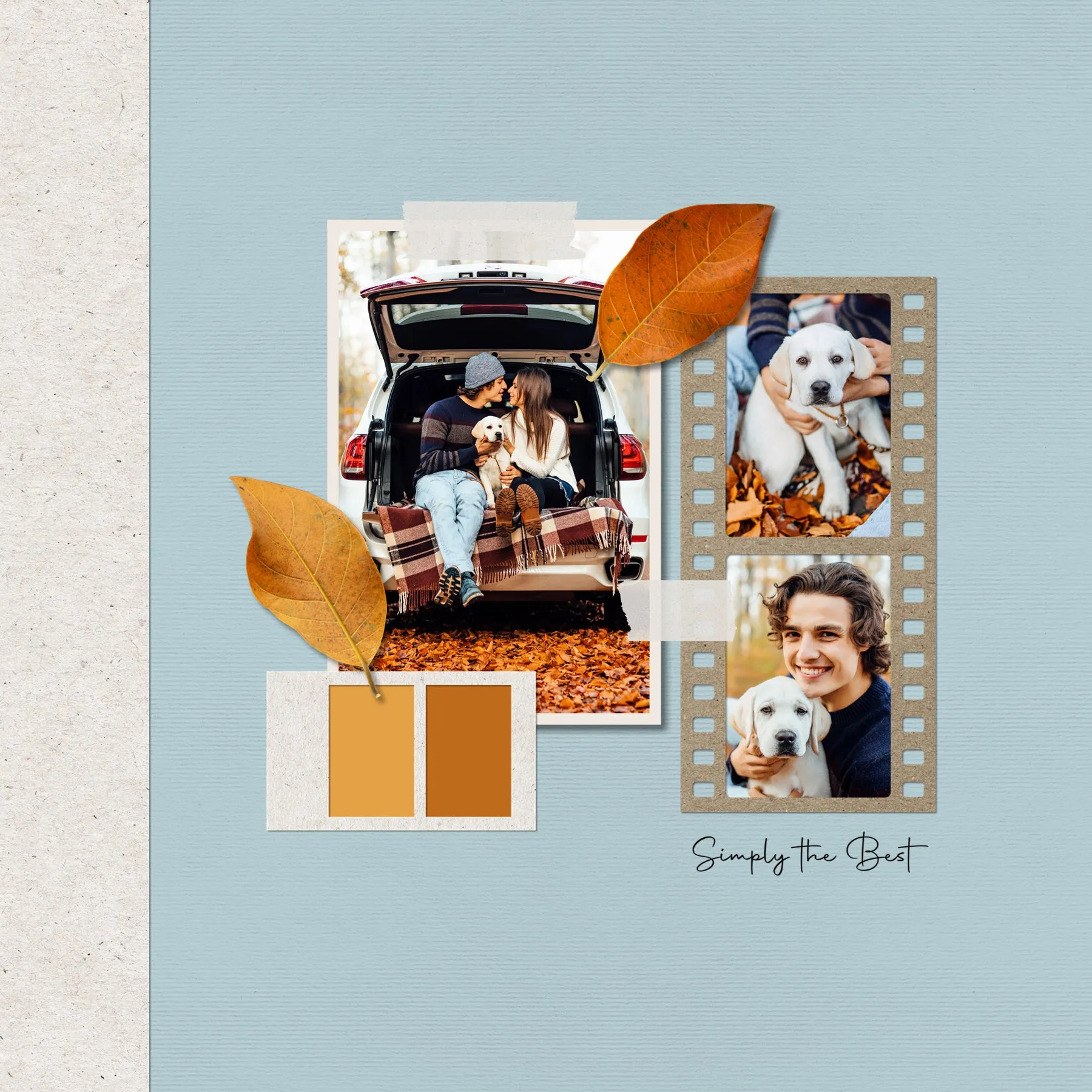 Color Story Page Builder 2 Digital Scrapbook Kit