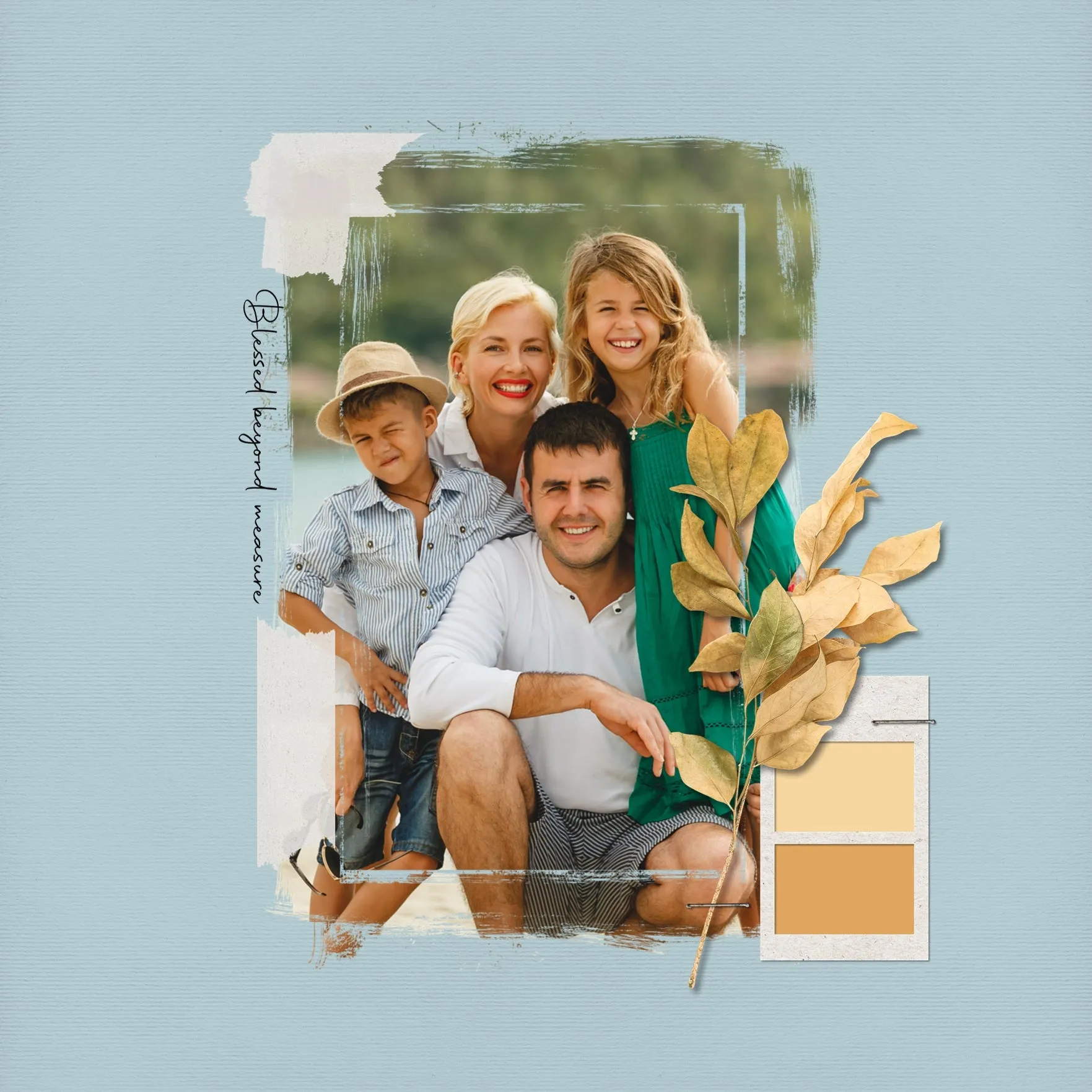 Color Story Page Builder 2 Digital Scrapbook Kit