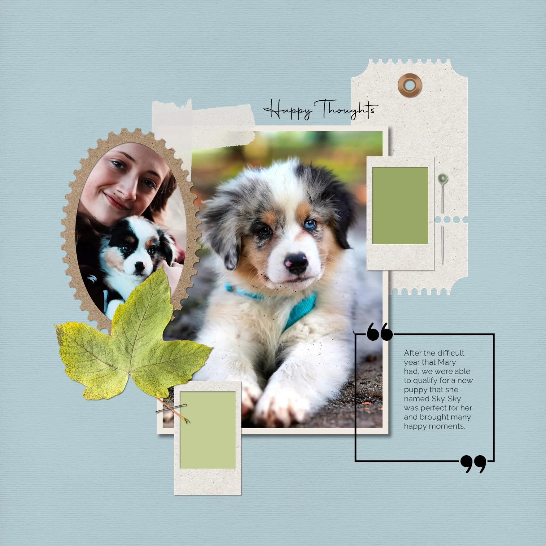 Color Story Page Builder 2 Digital Scrapbook Kit