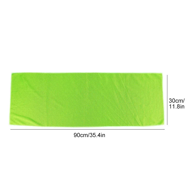 Cooling microfiber towel for sports and outdoors