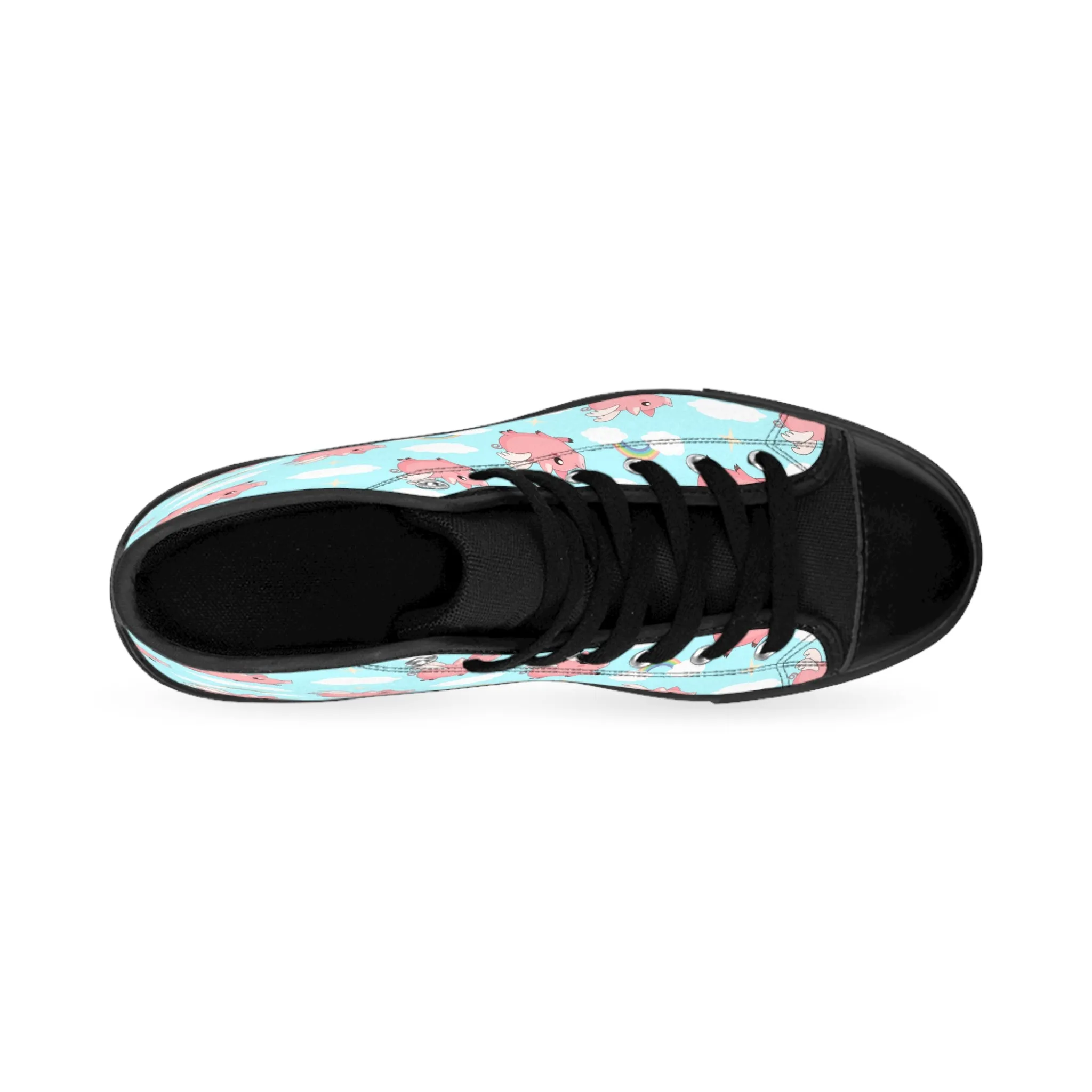 Cute Flying Pig Women's Classic Sneakers