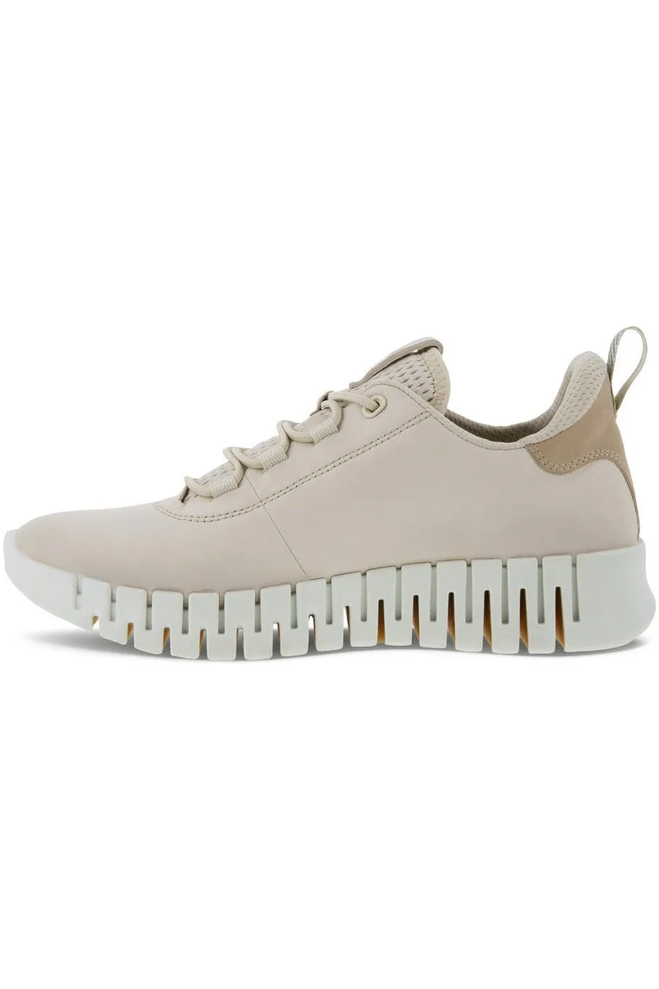 ECCO Womens Gruuv 218203 60720 in limestone leather