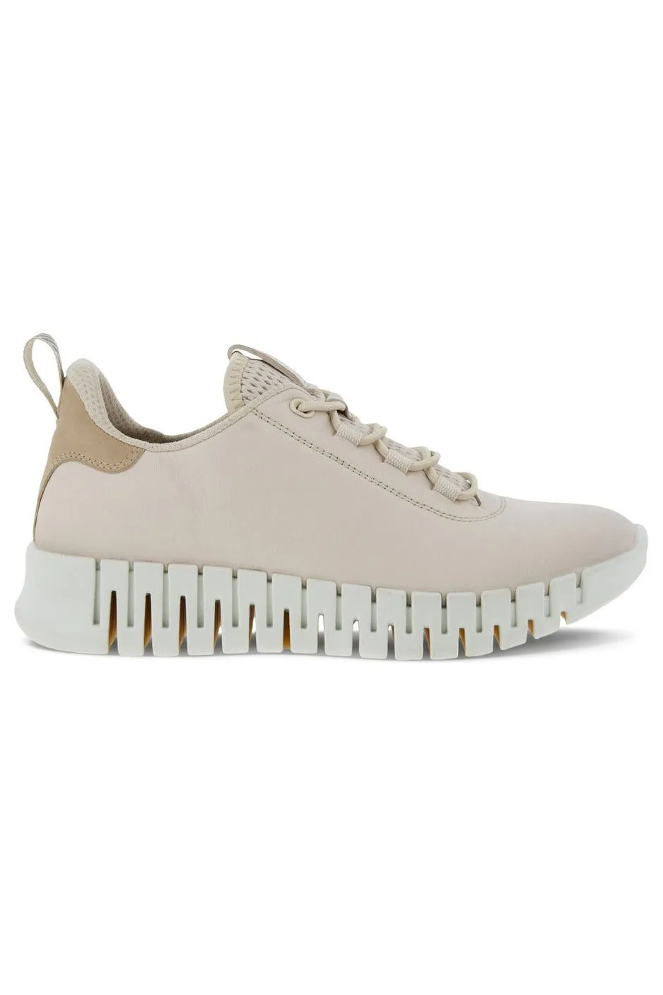 ECCO Womens Gruuv 218203 60720 in limestone leather