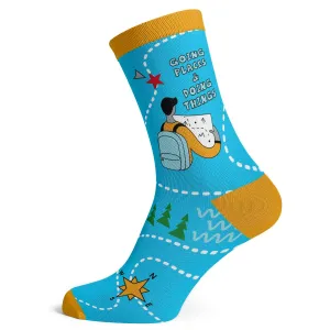Going Places Doing Things Socks