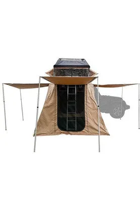 Guana Equipment Wanaka 3 Person Roof Top Tent With XL Annex