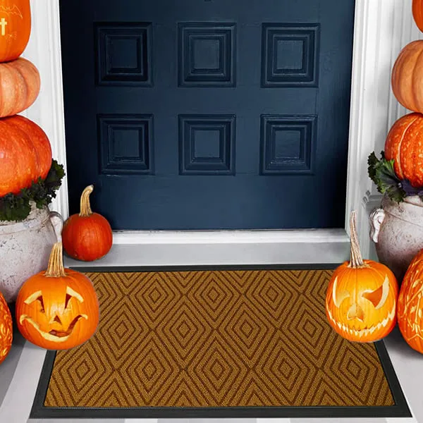 Halloween Door Mat Outdoor for Front Door,29"X17" Non-Slip Heavy Duty Entryway Rug