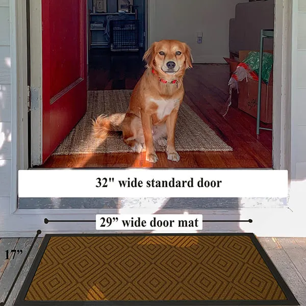 Halloween Door Mat Outdoor for Front Door,29"X17" Non-Slip Heavy Duty Entryway Rug