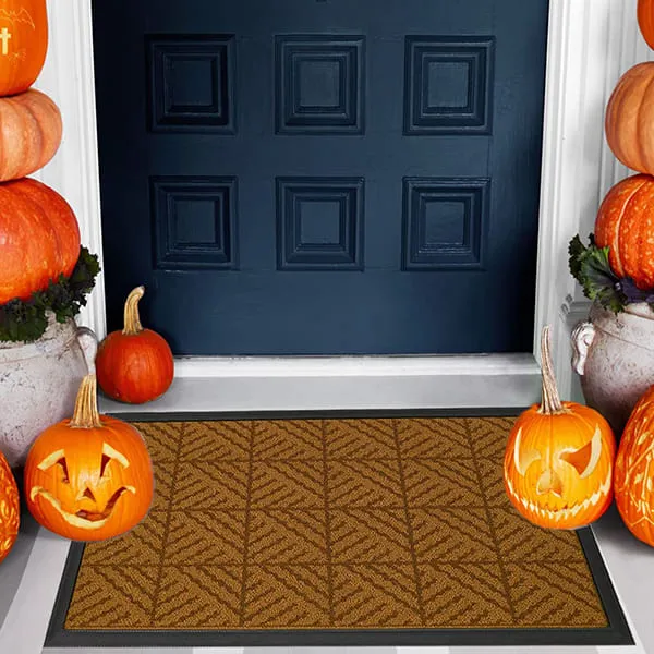 Halloween Door Mat Outdoor for Front Door,29"X17" Non-Slip Heavy Duty Entryway Rug