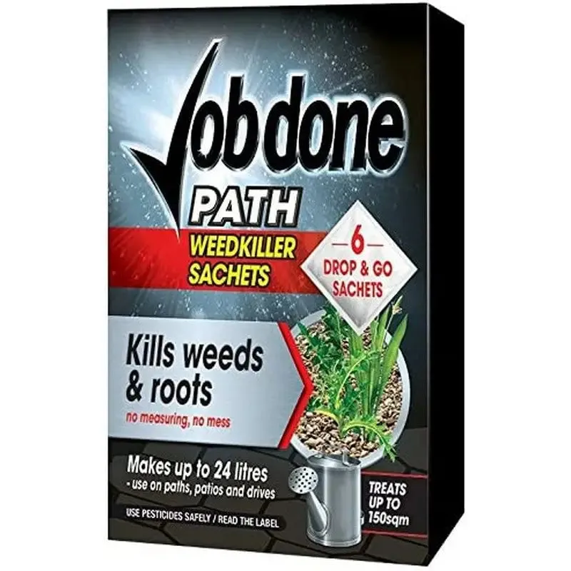 Job Done Path Weedkiller 6 Sachet Drop And Go - Covers 150sqm