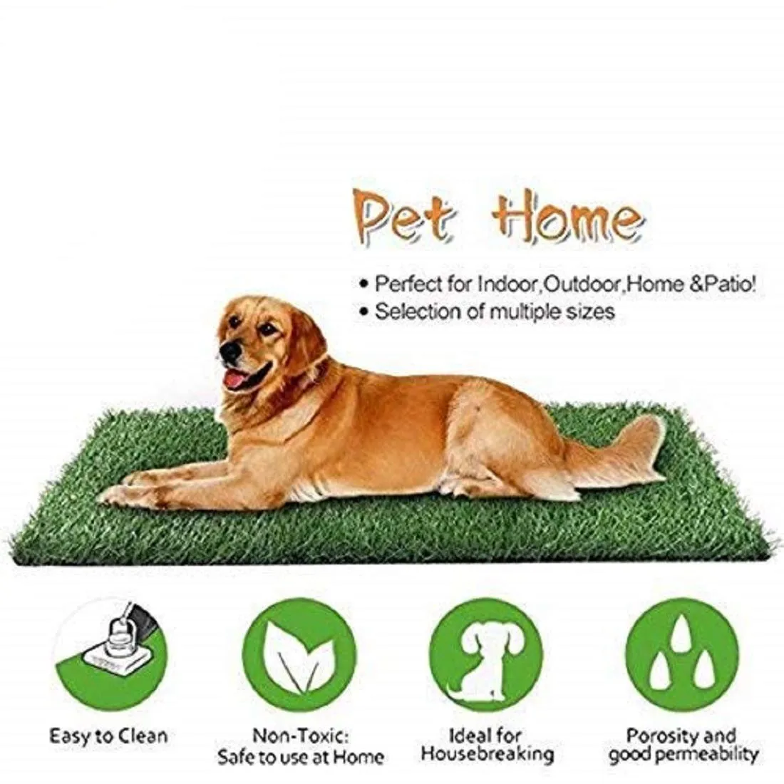 Kuber Industries Artificial Grass Mat For Balcony Or Doormat, Artificial Grass. Size - 45 X 75 Cms-CTKTC032006
