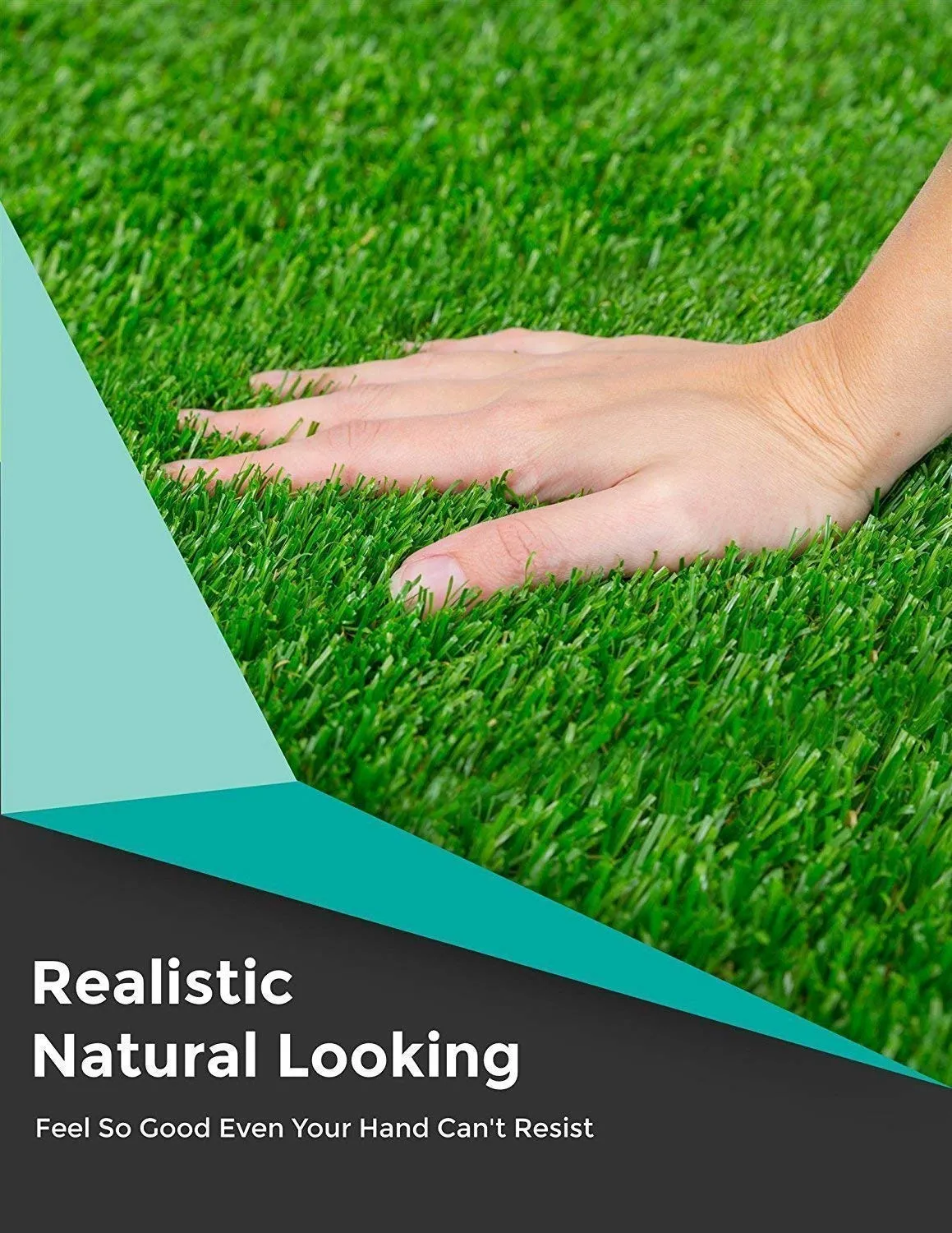 Kuber Industries Artificial Grass Mat For Balcony Or Doormat, Artificial Grass. Size - 45 X 75 Cms-CTKTC032006