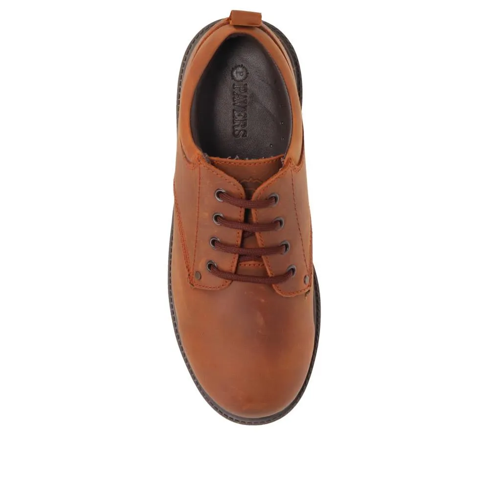 Lace-Up Leather Shoes - SHAFI40001 / 326 132