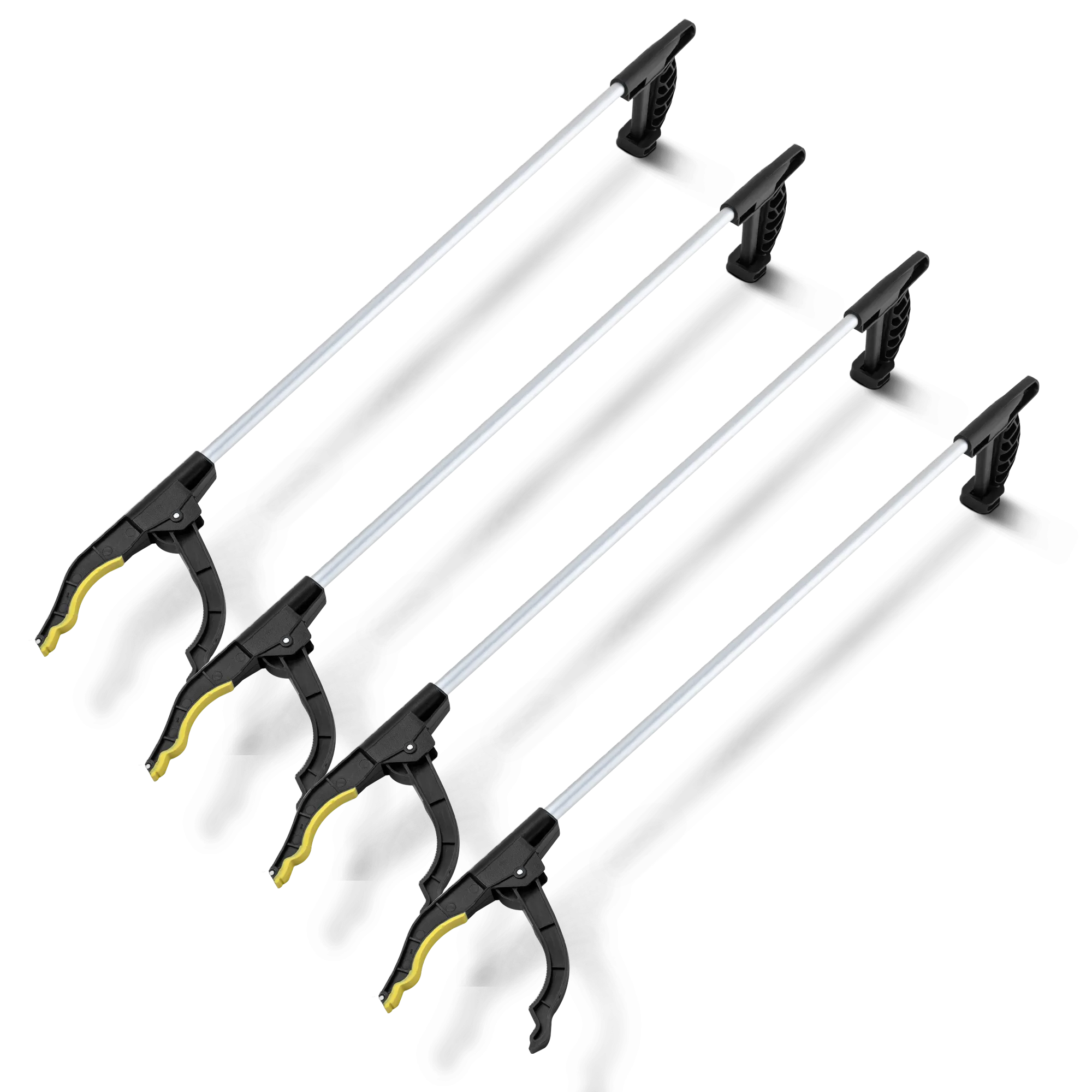 Litter Picker Ergonomic Long Reach Handle 30 Inch Garden Tool - Magnetic Pick Up