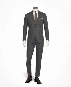 Loro Piana TRAVELLER Light Grey High Twisted Wool Tropical