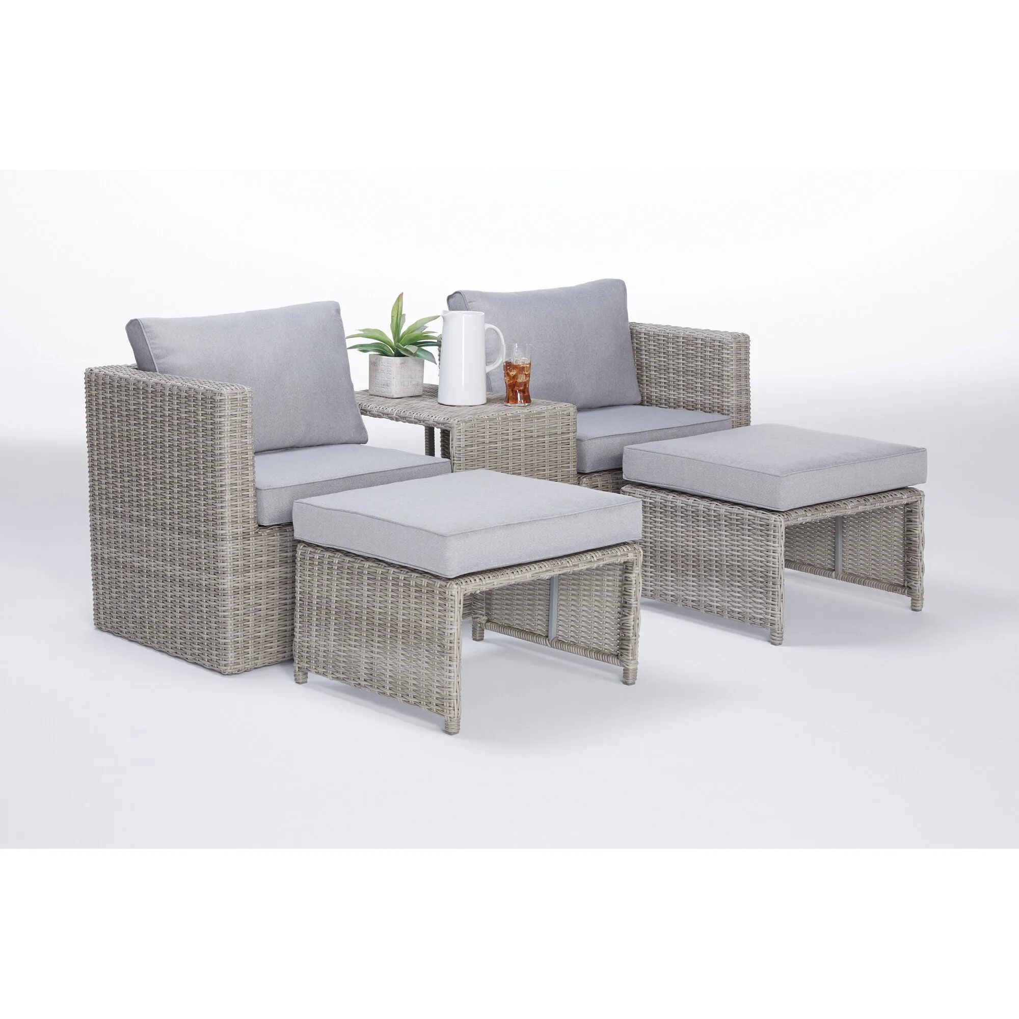 Malibu 5 Piece Patio Set