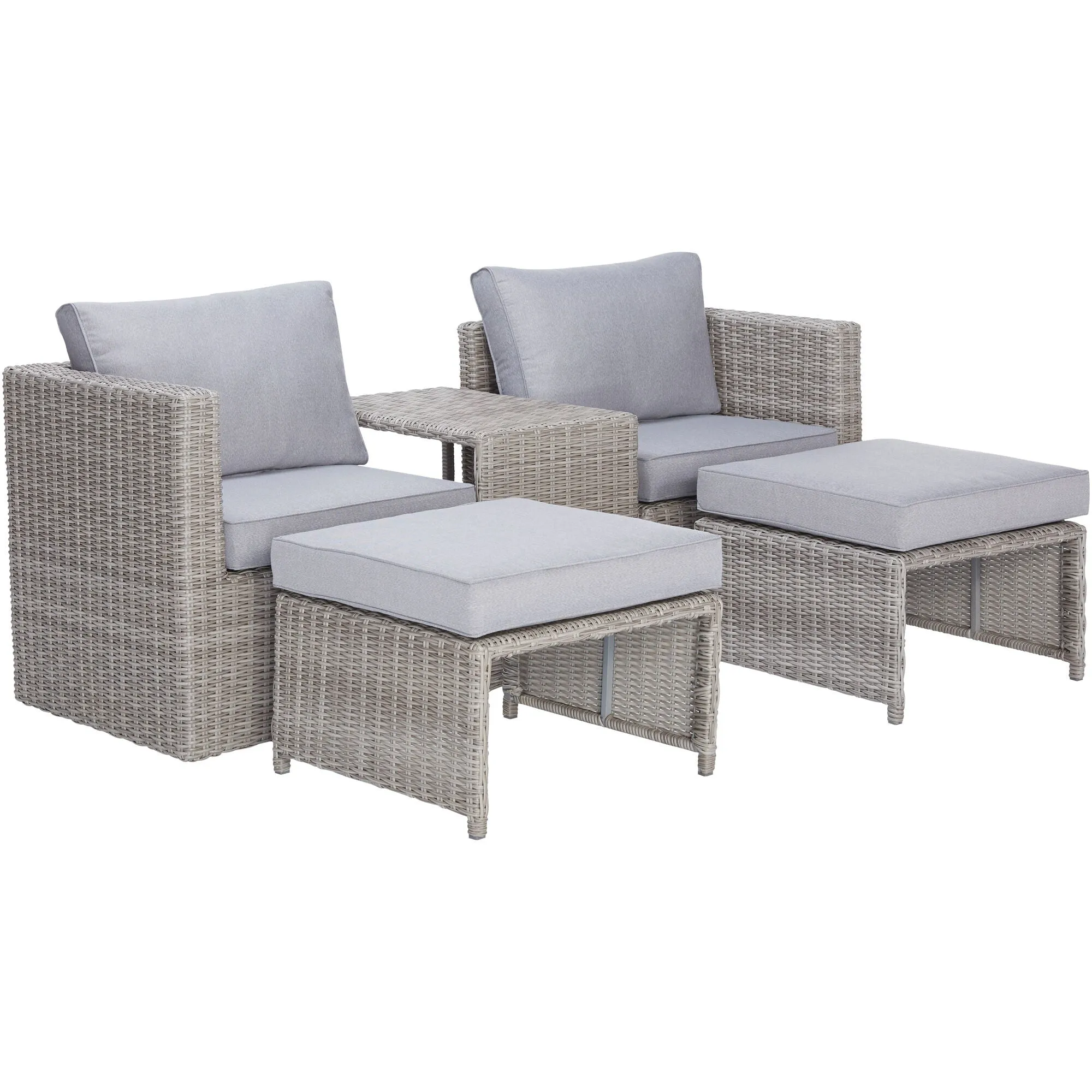 Malibu 5 Piece Patio Set