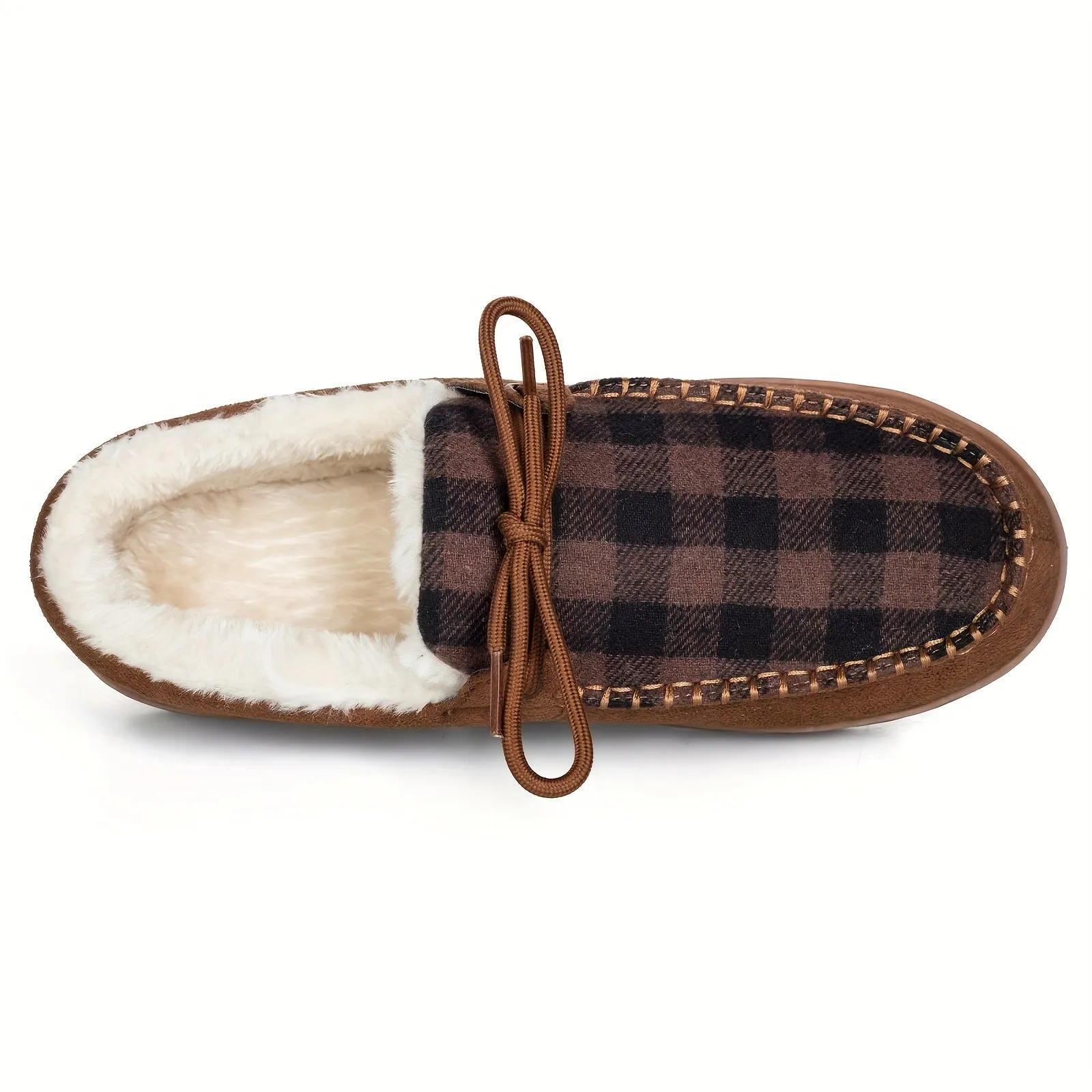 Men's Size 16 Plus Size Vintage Thermal Loafers with Plush Lining