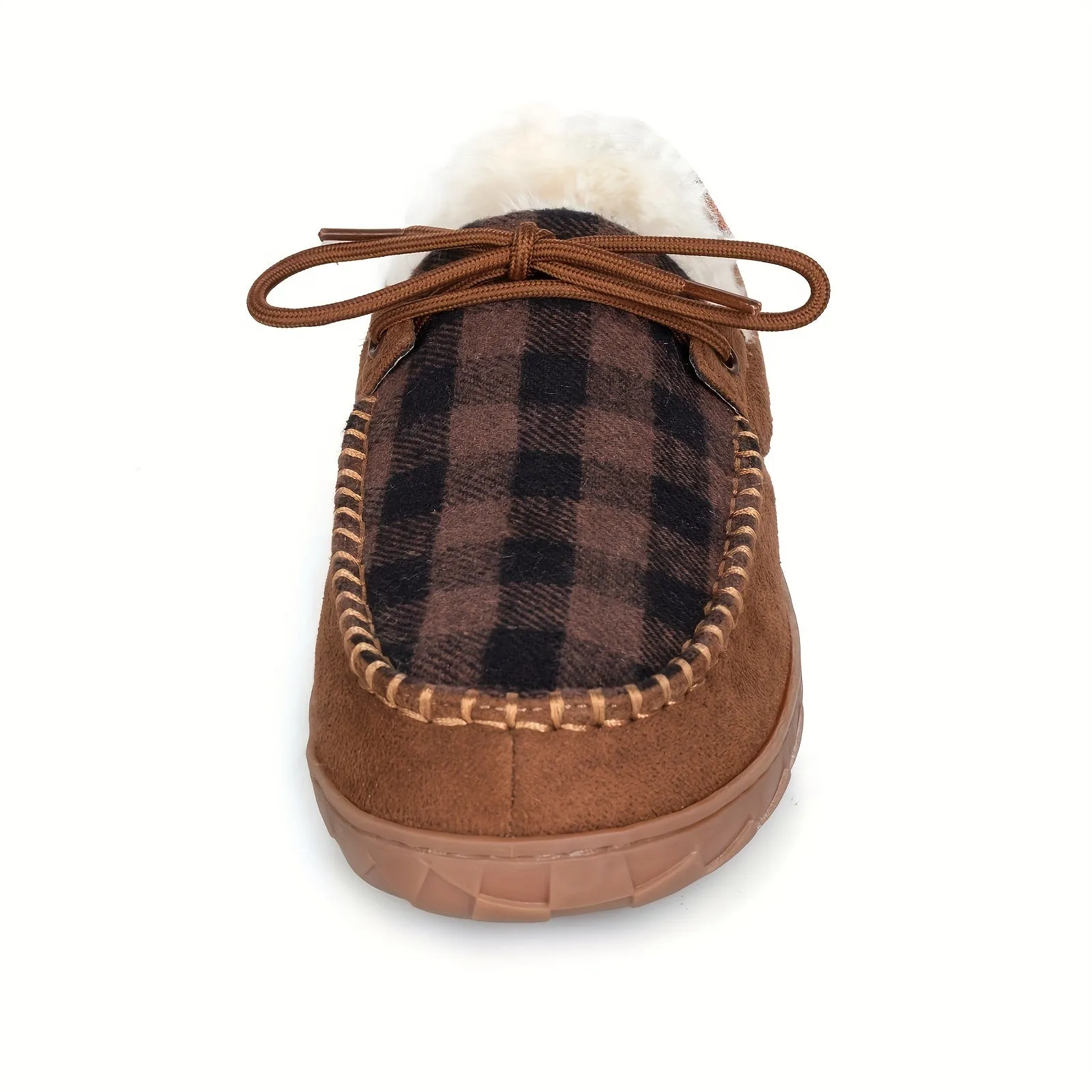 Men's Size 16 Plus Size Vintage Thermal Loafers with Plush Lining