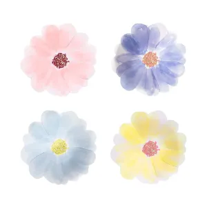 Meri Meri Flower Garden Plates - Lunch 8 Pkt