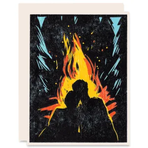 Mine Burns For You Indigo Printed Card