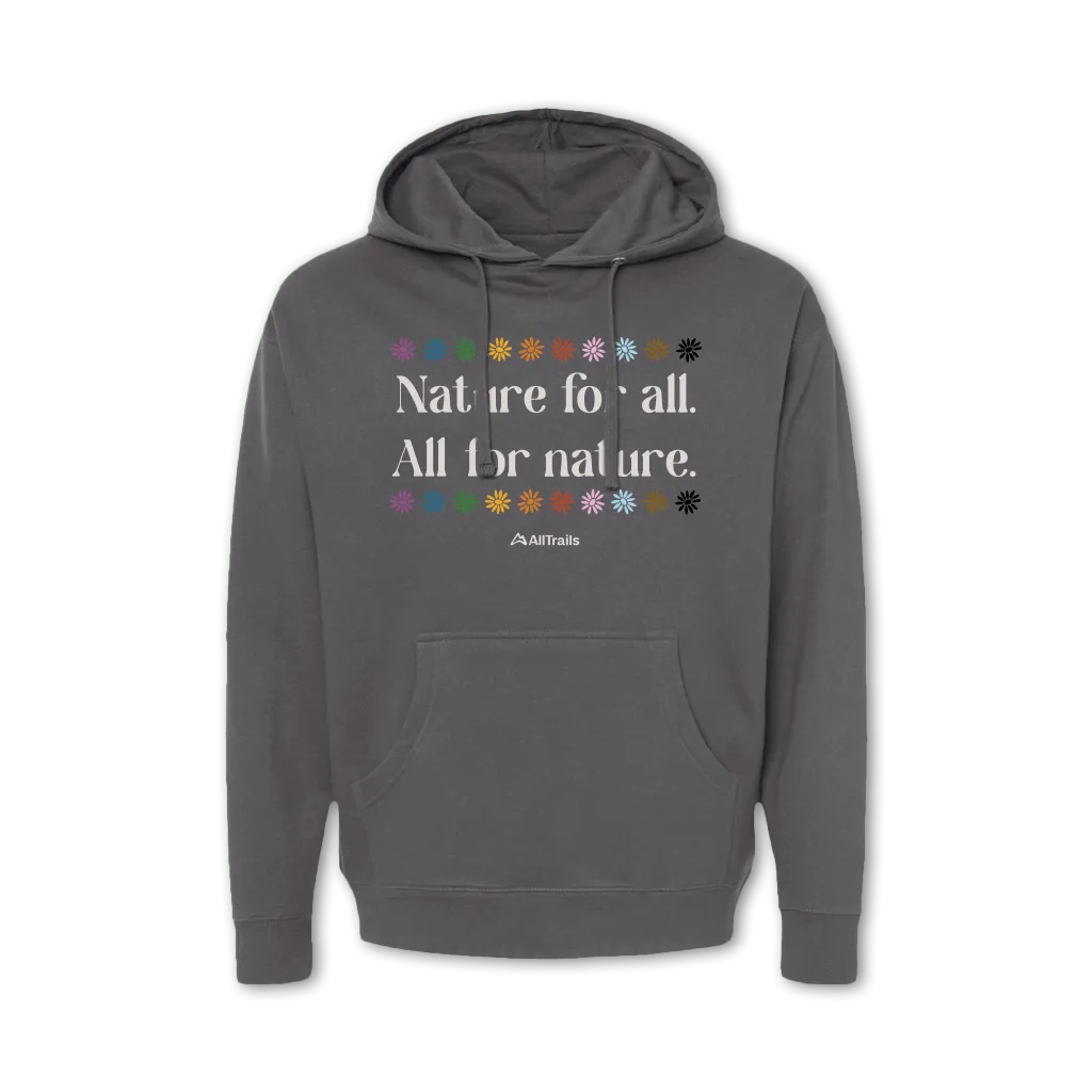 Nature for All Hoodie - Charcoal