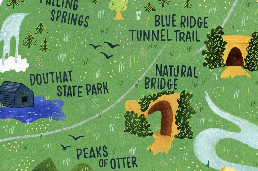 Outdoors in Virginia Print