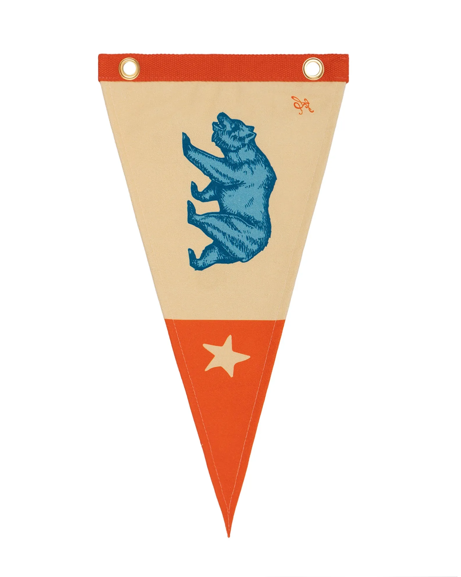 Pennant 5 - Gold Bear
