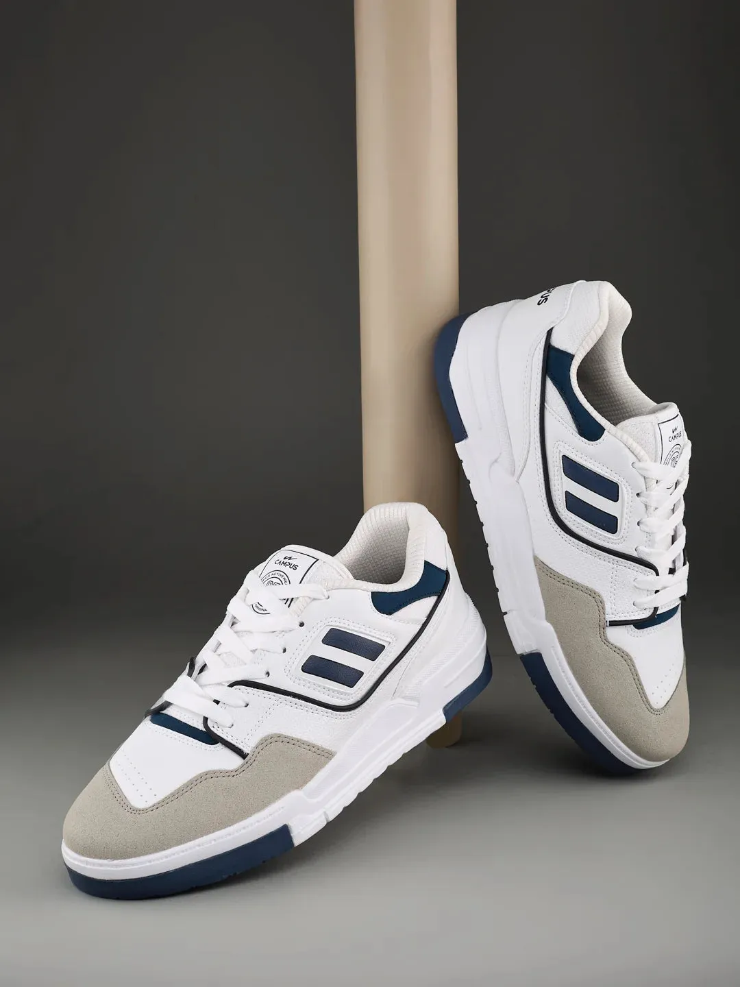 REVOLT White Men's Sneakers