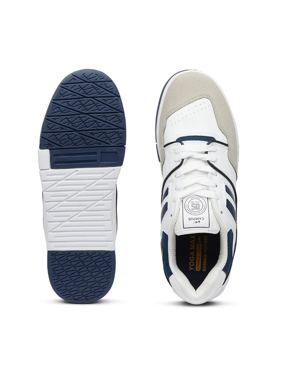 REVOLT White Men's Sneakers