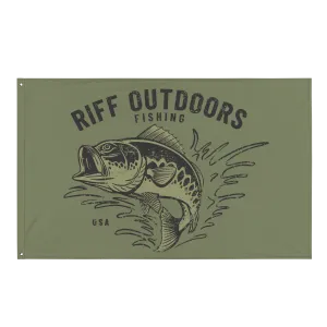 RIFF Outdoors Bass Fishing Flag
