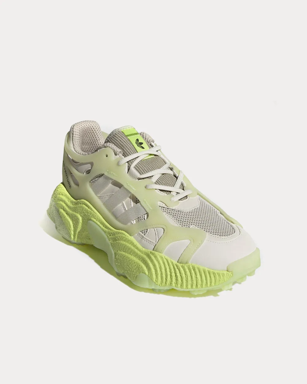 Roverend Off White / Off White / Pulse Lime Low Top Sneakers