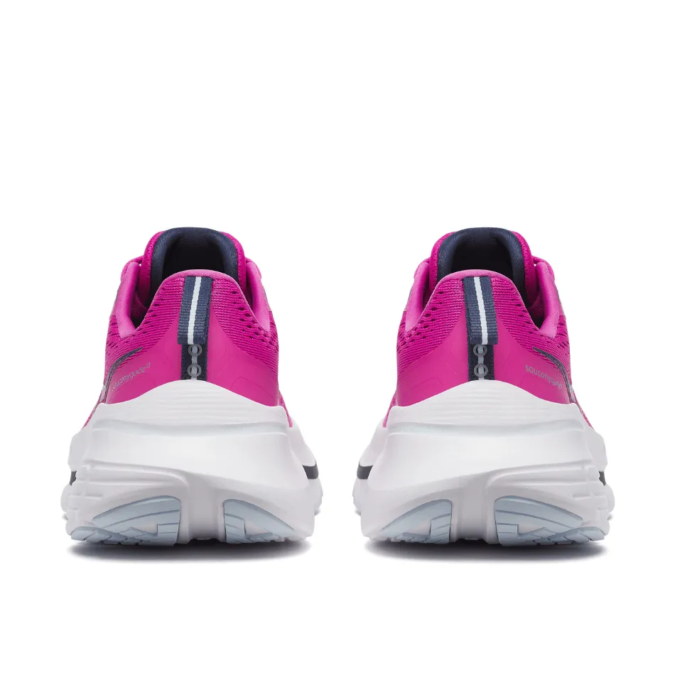 Saucony Women's Guide 18 Running Shoes in Fuchsia/Navy SS25 - Online Exclusive