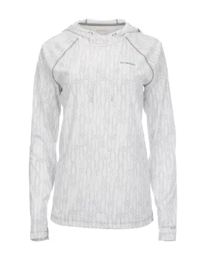 Simms Women's Solarflex Hoody Print/Lily Pad White