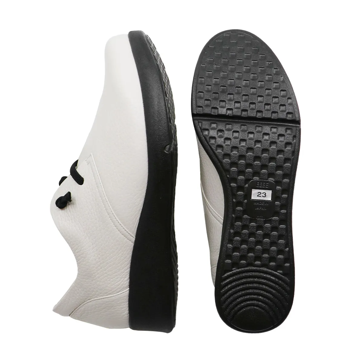 SOUNE White Soft Walking Sneakers