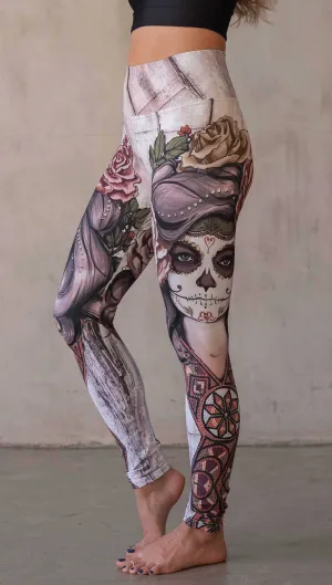 Sugar Skull (Remix) - Athleisure Leggings