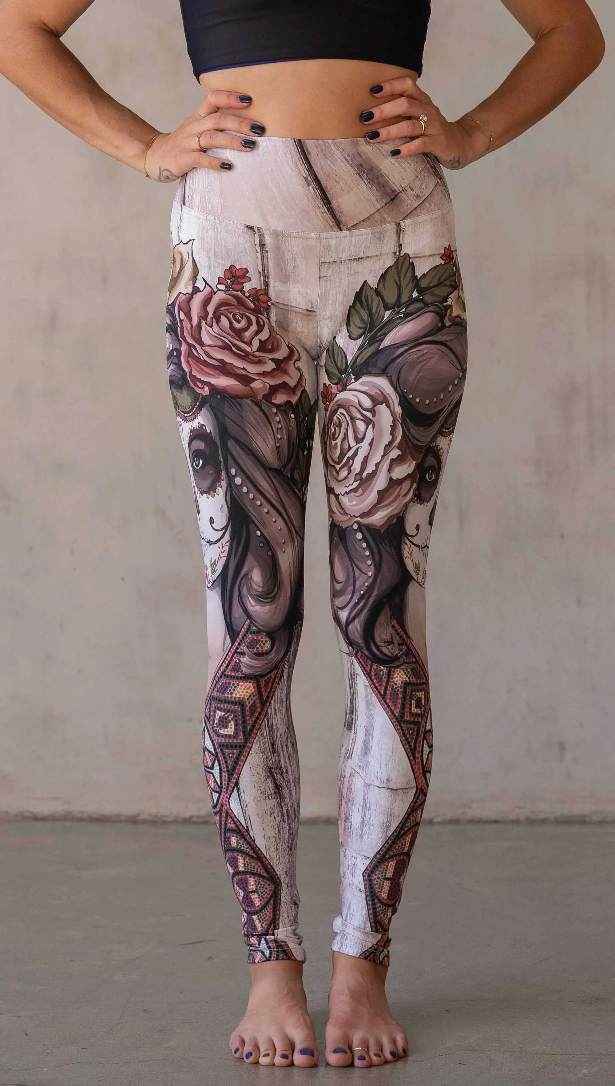 Sugar Skull (Remix) - Athleisure Leggings